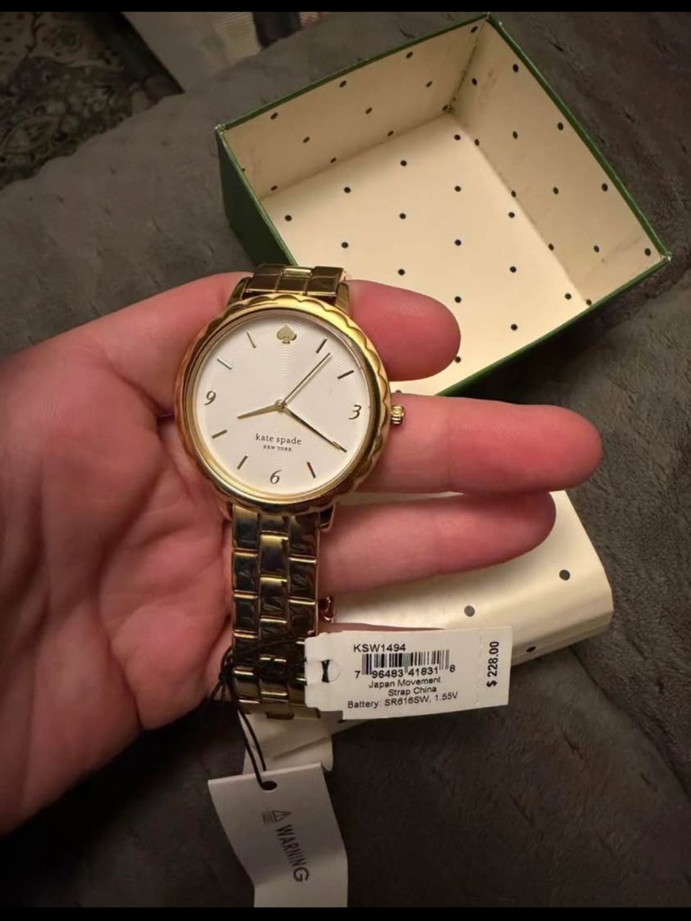 Kate Spade Gold Watch - Picture 2 of 6